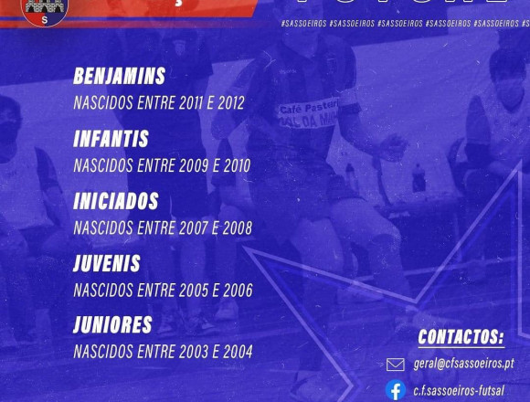 Captações Futsal – 2021/22