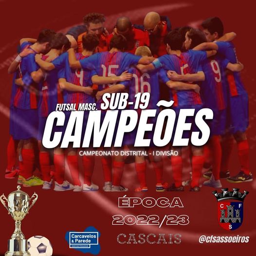 Campeões distritais sub-19 – Futsal 2022/2023